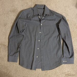 Theory Charcoal Button-Down Shirt